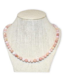 Collier en Opale rose