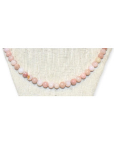 Collier en Opale rose