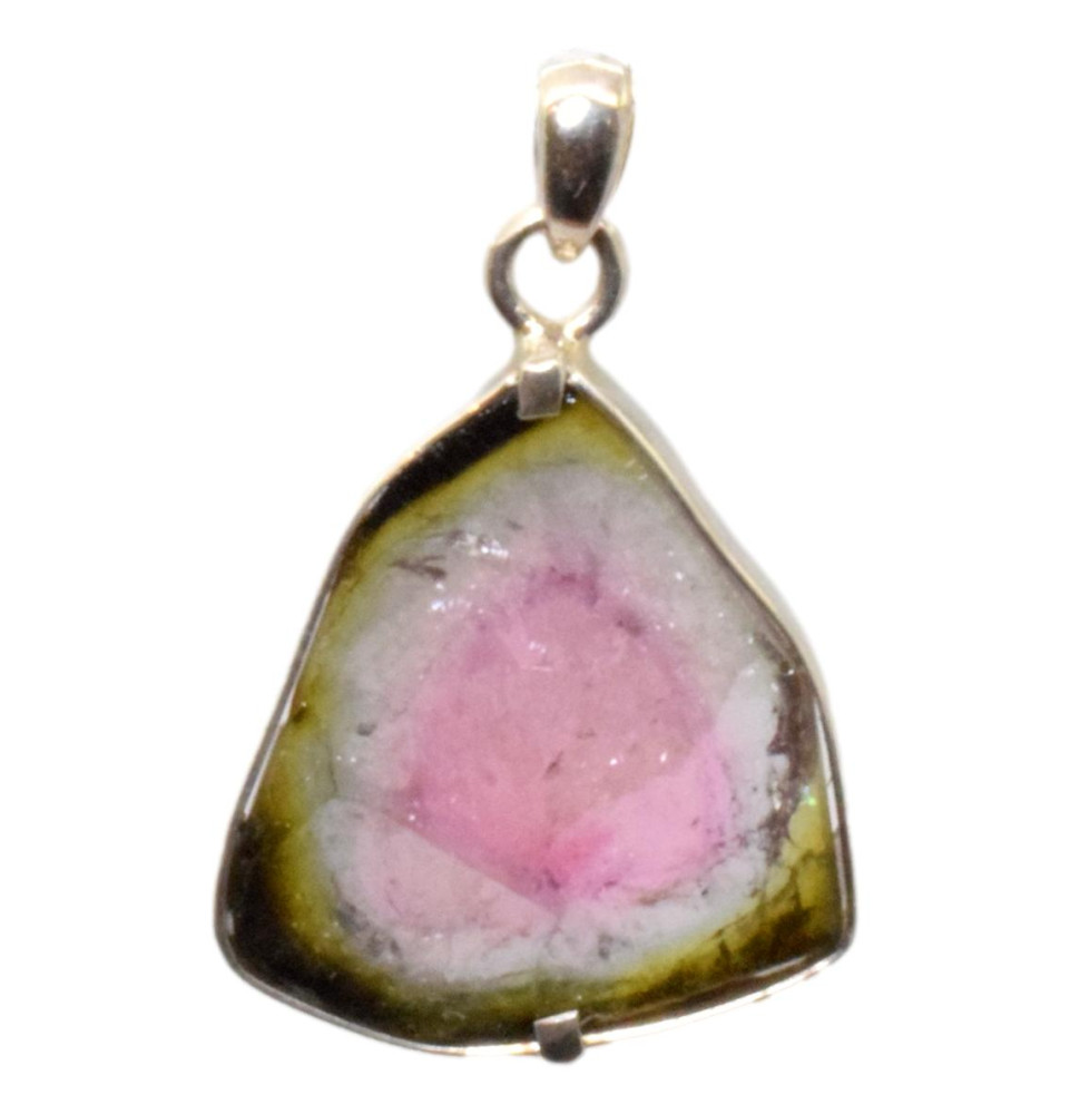 Pendentif Tourmaline melon d'eau