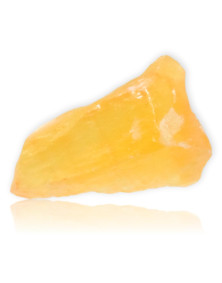 Calcite jaune brute