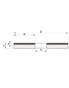 Plateau diamanté dans la masse Ø 150mm