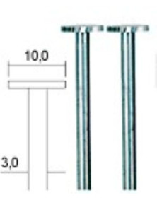 Fraise scie  en acier wolfram-vanadium