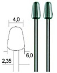 Fraise conique en acier wolfram-vanadium