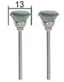 Brosse acier inox  pinceau rond