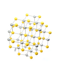 Modèle réseau cristalli de la Pechblende