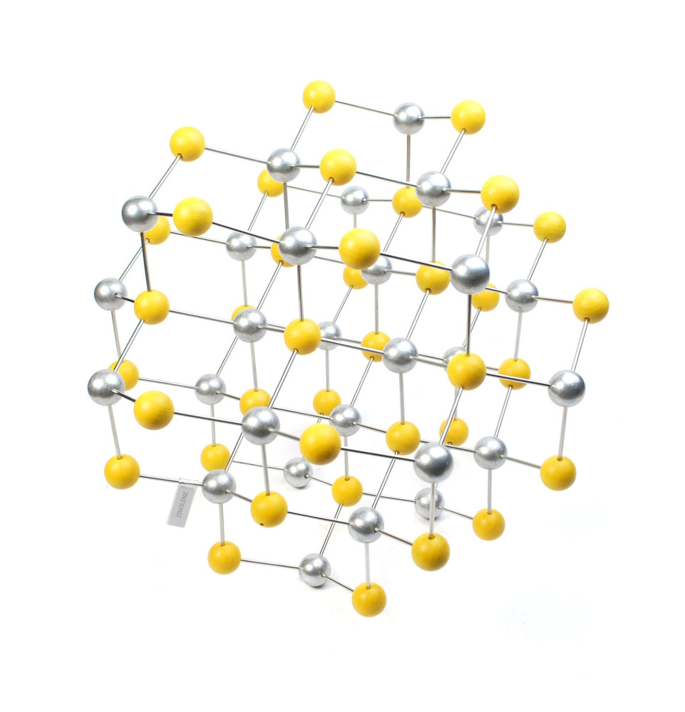 Modèle réseau cristalli de la Pechblende