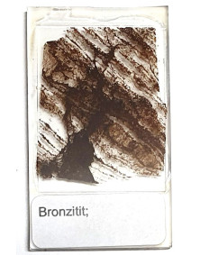 Lame mince de Bronzite