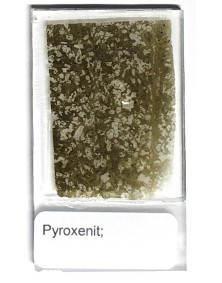 Lame mince de Pyroxénite