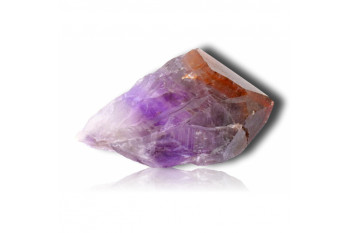 Collier Cristal Améthyste violet,, Pierre semi-précieuse, Prisme